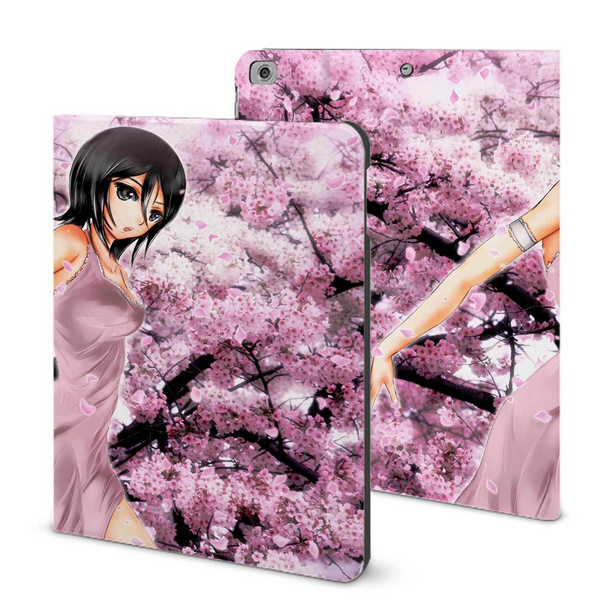 （画像用） ブリーチ BLEACH IPad ケース ブック型 PUレザー TPU 耐衝撃 軽量 薄型 ペン収納なし 全面保護 IPad 各モデル対応